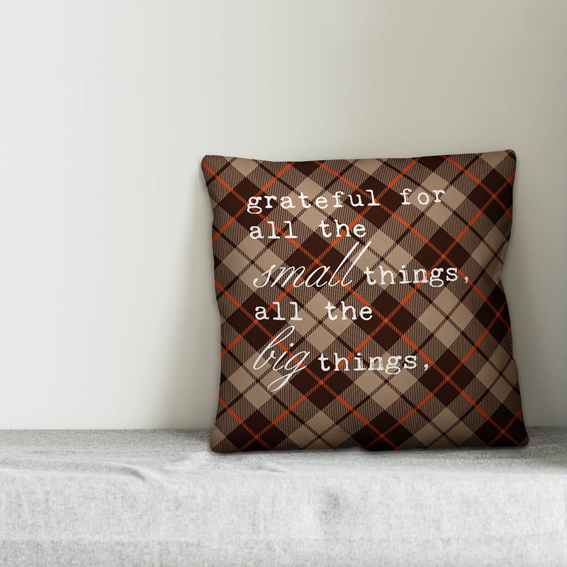  Coussin Grateful