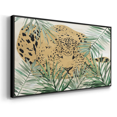 Palm Leopard II - galerie encadrée - prêt à être accroché