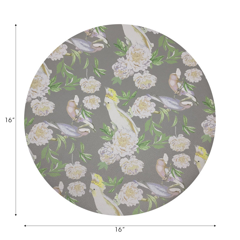 Peony Inspira Pebbles 16" Vinyl Placemat, Breaker