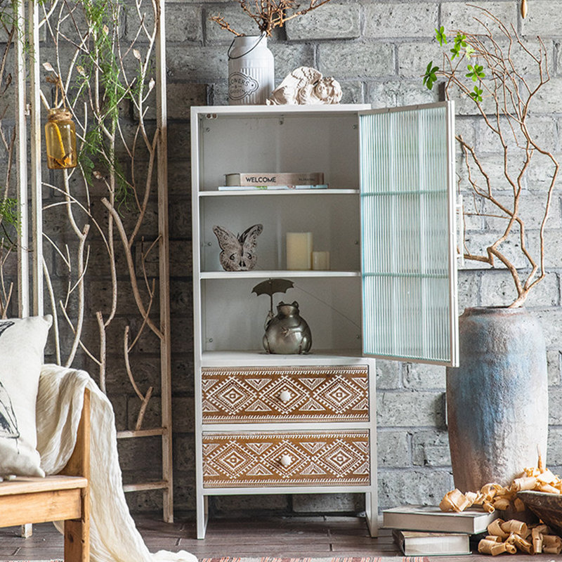 Commodes décoratives en fer forgé bohémien