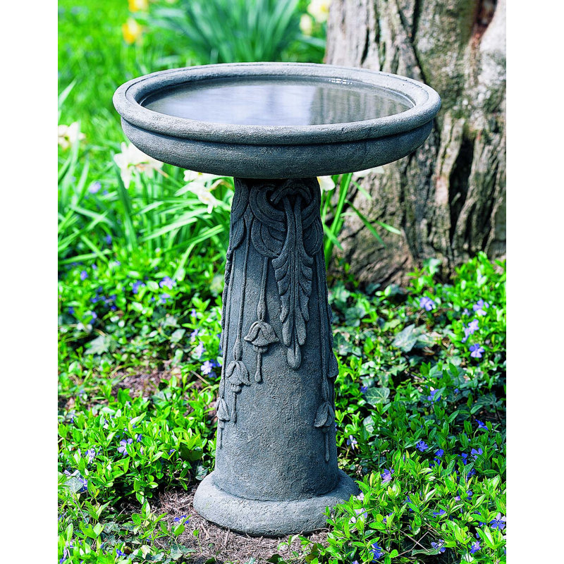 Flores Birdbath, Alpine Stone