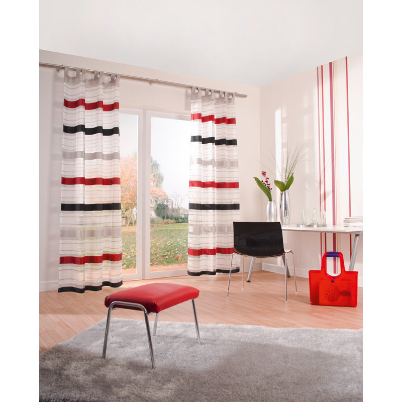 Florissant Tab Top Semi Sheer Curtain