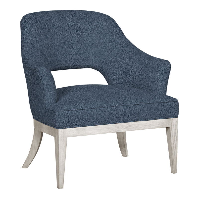 Chaise Kaley de 32,5 po Vanguard, Bleu Navada, Casablanca