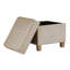 Repose-pieds carré avec rangement 17,5 "Asha-1316147425