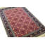 Hand-Knotted High-Quality Black and Red Area Rug