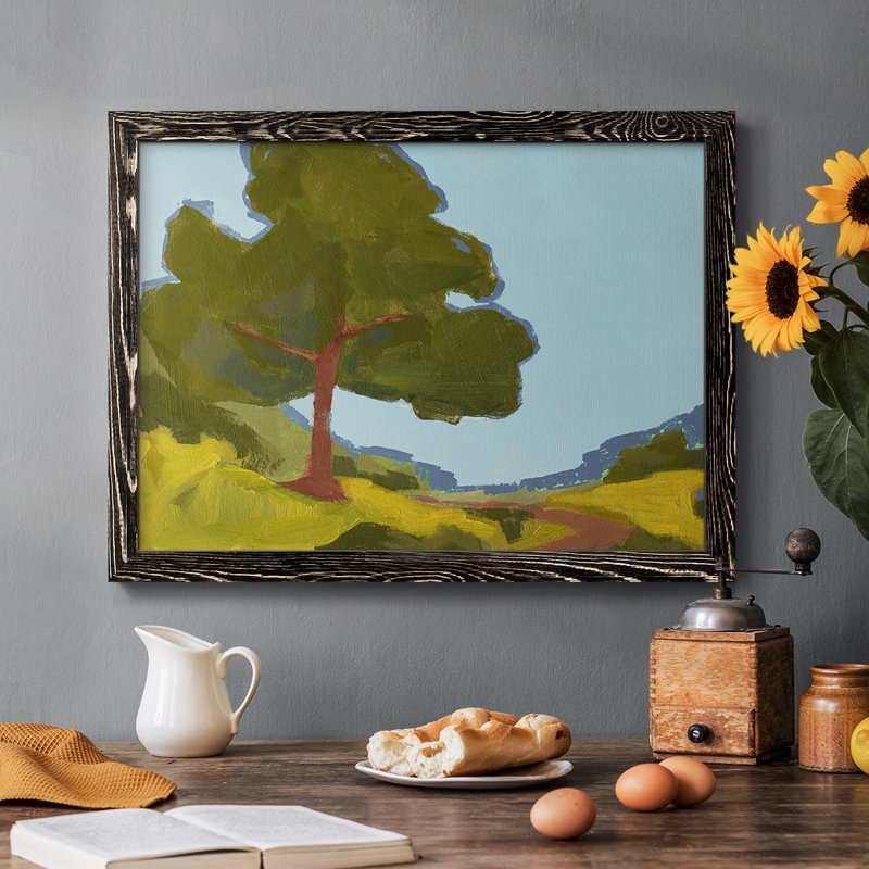 Bright Park II, reproduction d'art sur toile, Cadre noir, H 22 po x l 32 po x P 1,5 po