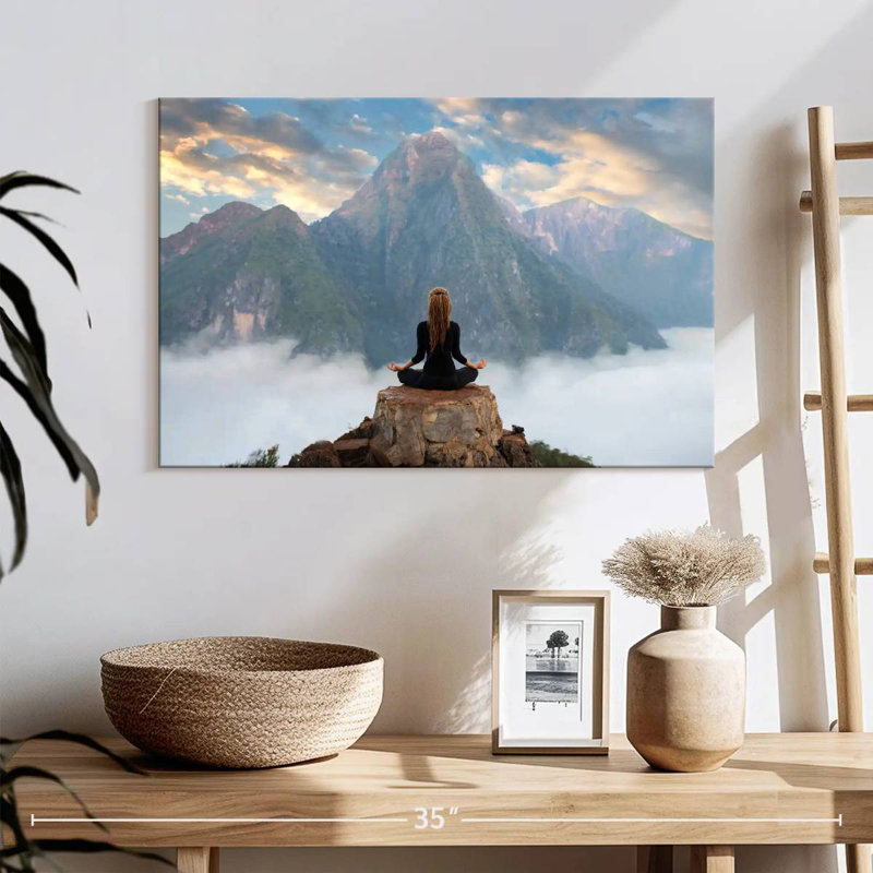 Kerrick Yoga Mountain Scene, 16" H x 24" W