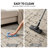 Modern Abstract Linear Ivory Mist Cream Indoor High-Low Area Rug-744174450