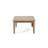 Acacia Wood Outdoor Coffee Table, Light Brown, 14" H X 23.5" W X 39.5" L