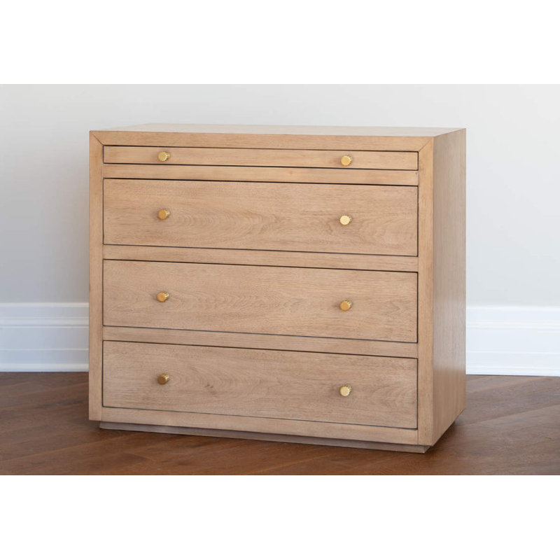 Brooklyn 4 - Drawer Solid Wood Nightstand