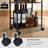 Coffee Bar Stand Station Cart with Storage Drawer -3 Tier, Extended Worktop Coffee Table,