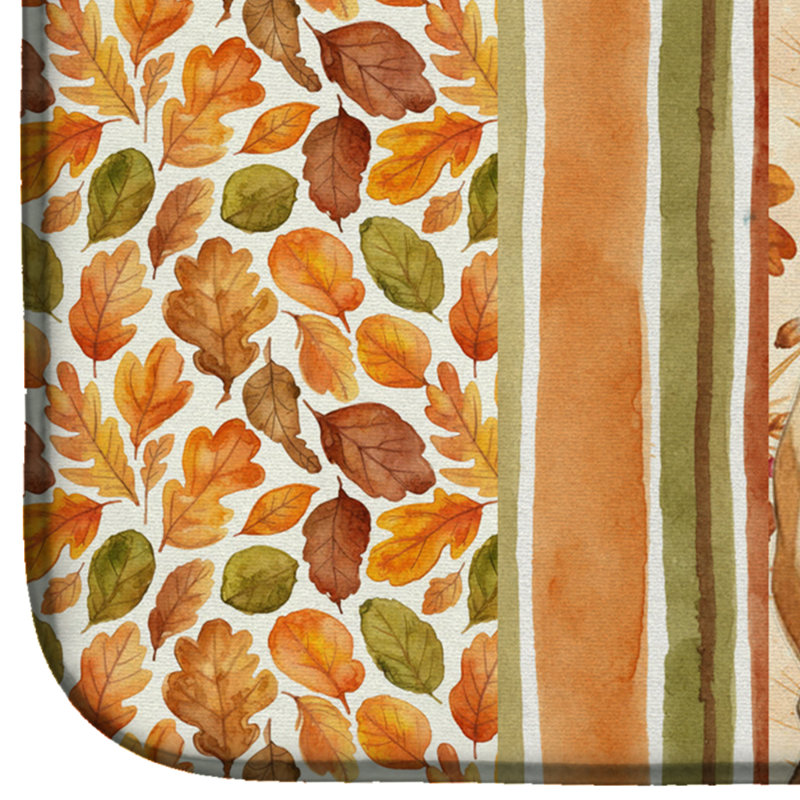 Belgian Malinois Heirloom Fall Dish Drying Mat
