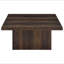 Table basse en pin foncé