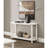 Castleton White Wood Entryway Sofa Console Table