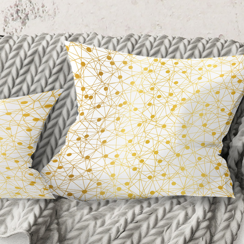 Coussin Golden, 18 po x 18 po