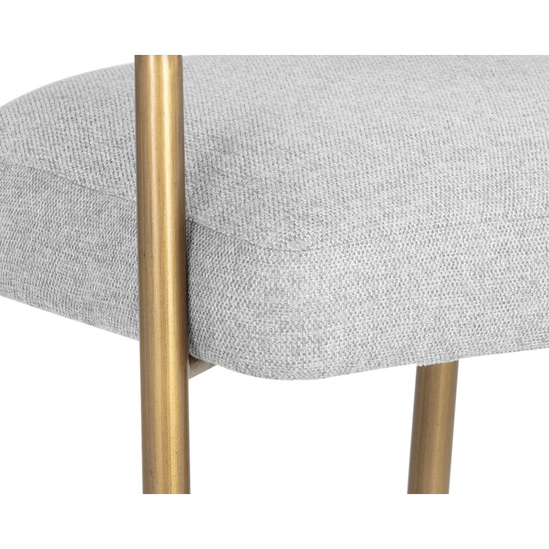 FAUTEUIL DE SALLE À MANGER Dorothea, Gris