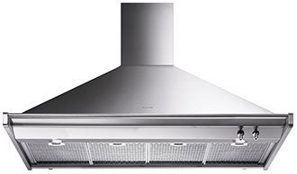 SMEG 48" 770 CFM Convertible Wall Mount Range Hood in Stainless Steel