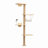 Wall-Mounted Cat Scratching Pad For Small To Large Cat, Indoor Wood Cat Tree With Hammock, Cat Scratcher Perch