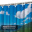 Rideau de douche avec 12 crochets-1680681987