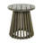 Outdoor Acacia Wood Patio Side Table, Round Coffee Table-445666787