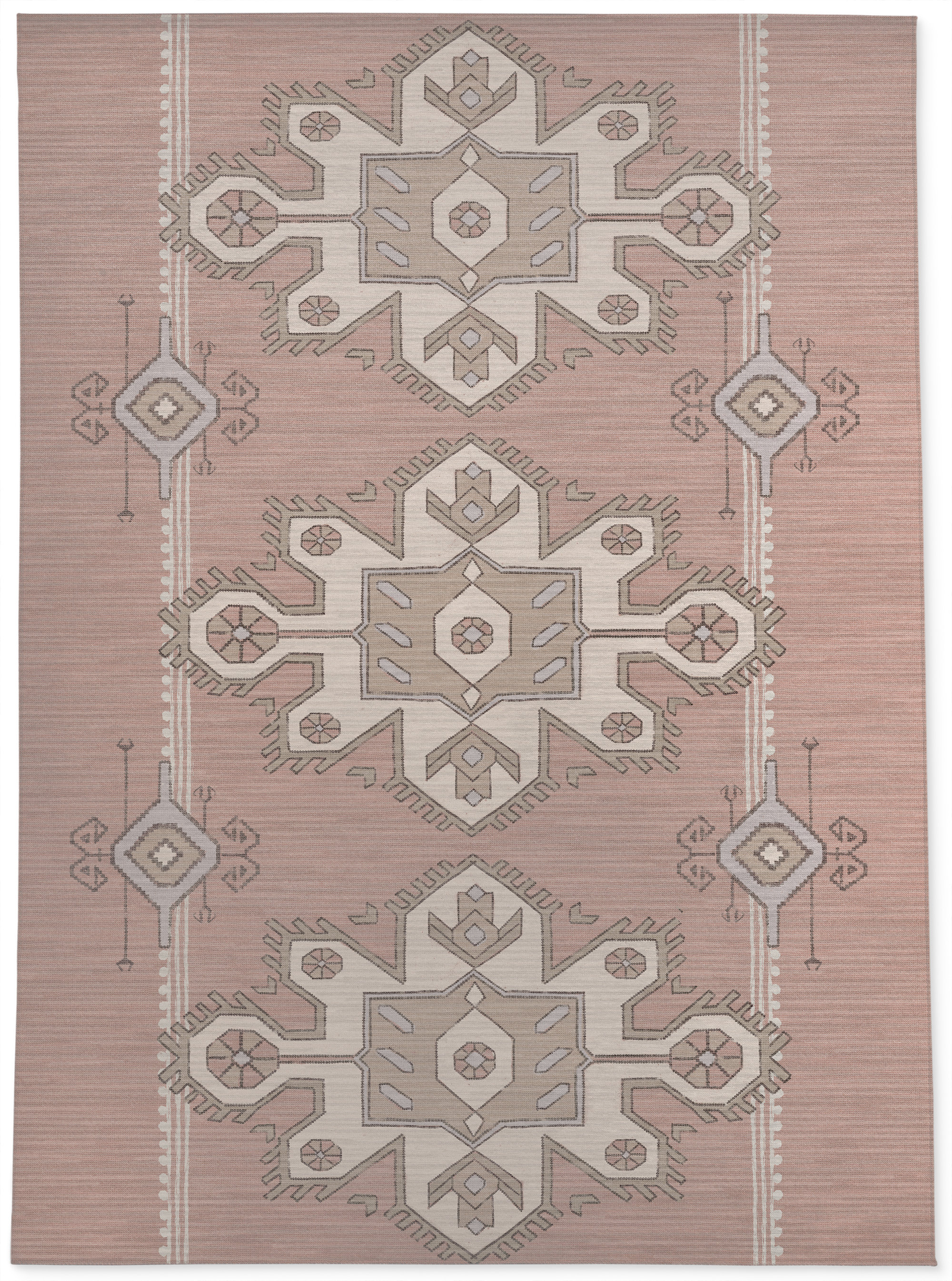 Bungalow Rose Southwestern Pink Indoor / Outdoor Area Rug | Wayfair