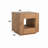 Oak Finish End Table