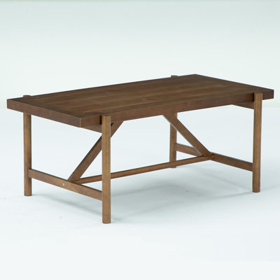 Solid Wood Rectangular Coffee Table