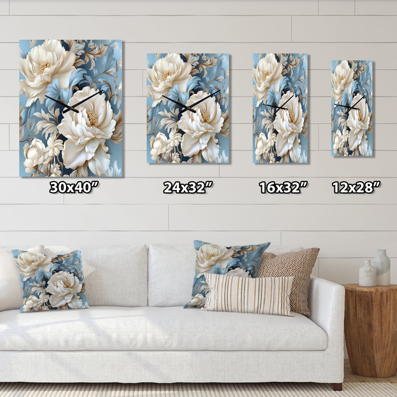 Jamiroquan - Horloge murale florale, Grand