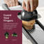 Mandoline MuellerLiving pour cuisine, acier inoxydable, tranche ou julienne, hachoir à légumes, trancheuse à fruits