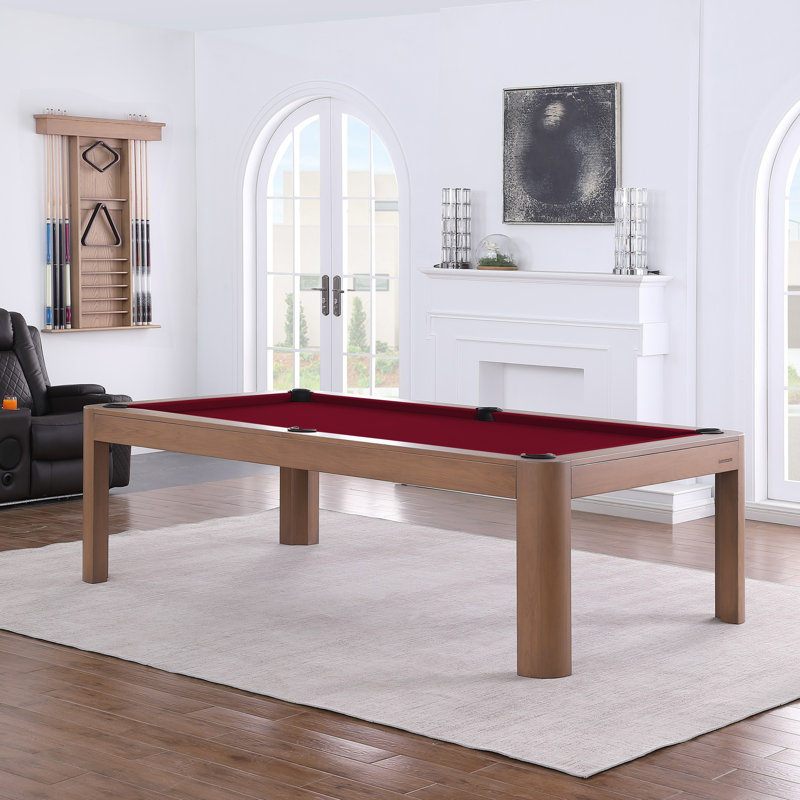 Table de billard Cadora Duo Slate, Bourgogne, 8 pi, Non