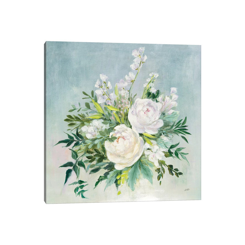 Bridal Bouquet by Julia Purinton - Wrapped Canvas Painting, 30.48 cm H x 30.48 cm W