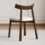 Ensemble de 2 chaises de salle à manger modernes en bois (seulement chaises de salle à manger)-1780041760