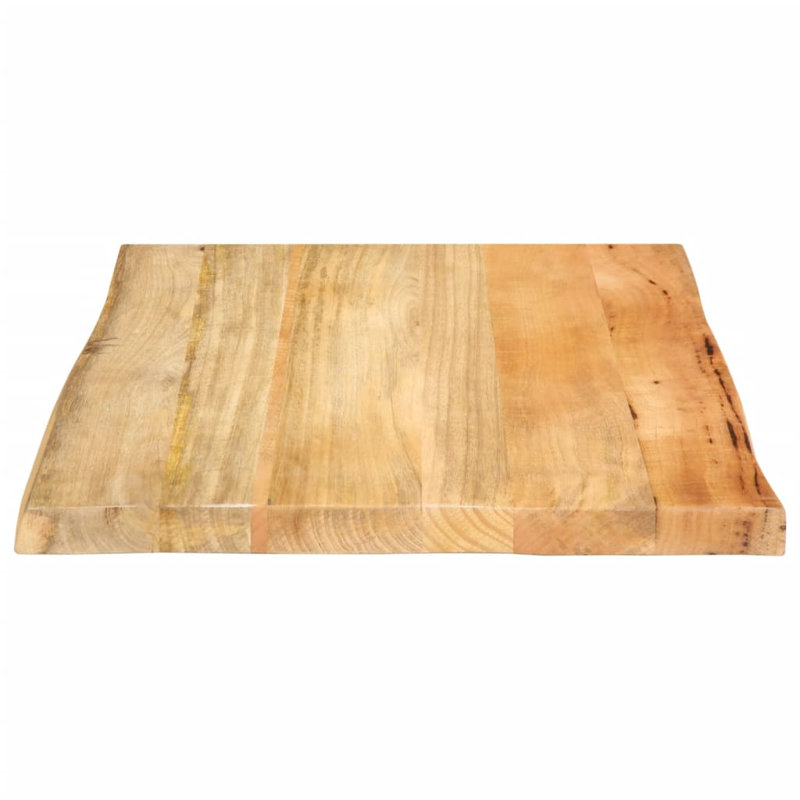 Alpen Home Table Top Rectangular Solid Wood, 3.8cm H x 50cm W x 40cm D, Acacia Wood