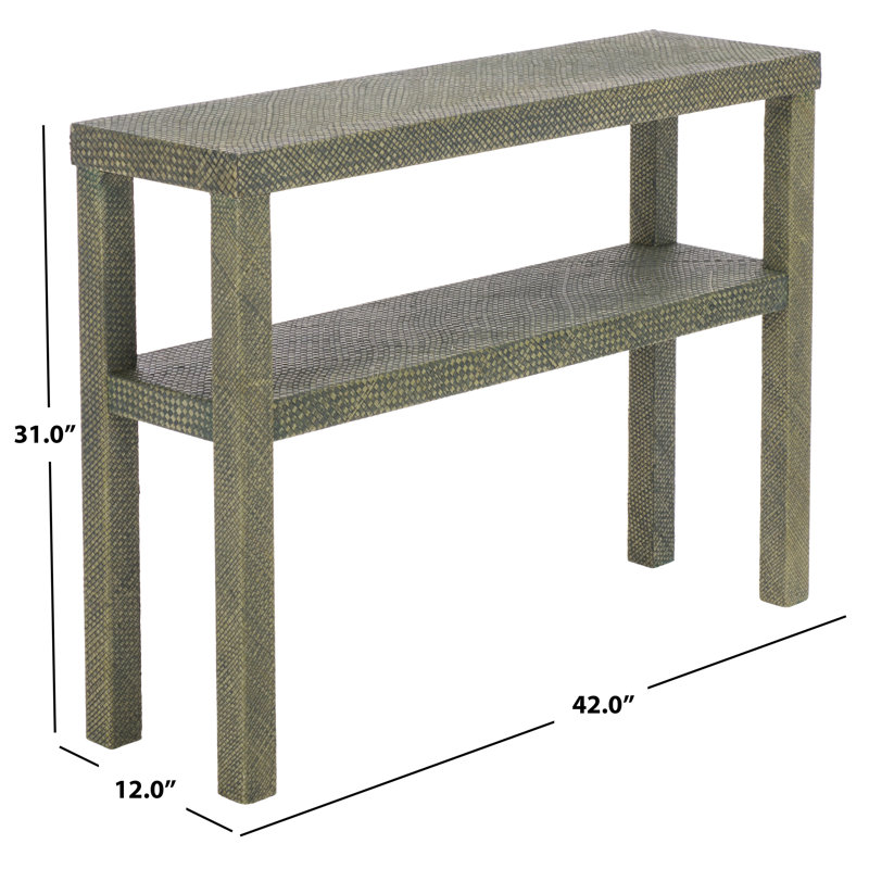 Apis Console Table, Turquoise