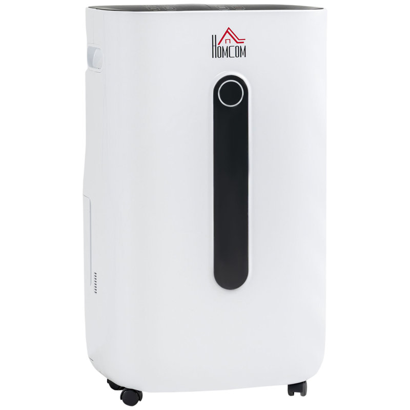 HomCom 50 Pints Tower Dehumidifier for Rooms up to 323 Cubic Feet