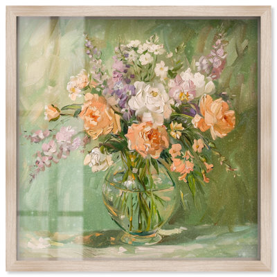 Vase et verdure, boîte à ombre, impression de cowboy tendance par Art Remedy