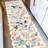 2x6 Washable Hallway Runner Rug: Floral Kitchen Rugs with Non-Slip Backing Vintage Low Pile Entryway Carpet for Living Room Bedroom Soft Water Resisitant Floor Mat for Bathroom Laudry(2x6,Cream)-331089030-302078922