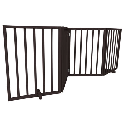 Barrière pour animaux autoportante en bois
