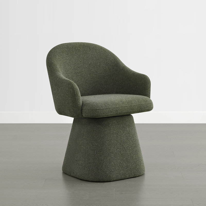 Fauteuil demi-tonneau pivotant Modern 360, Vert