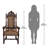 Grand Occasion Heraldic Armchair