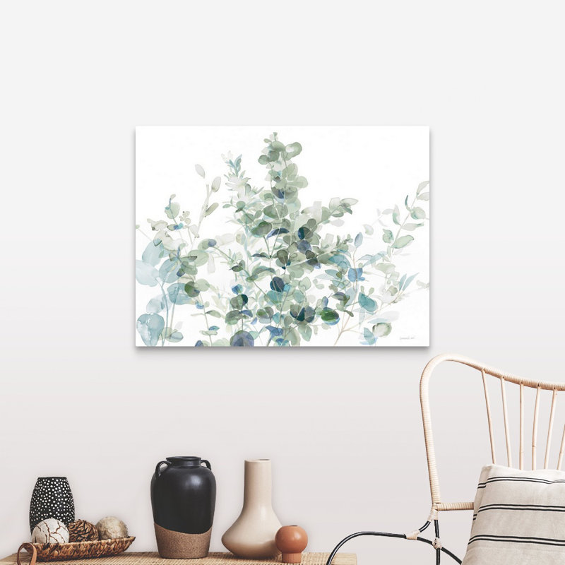 «Eucalyptus I Cool» par Danhui Nai - reproduction d'art, Toile tendue, H 30 po x l 40 po x P 1,25 po