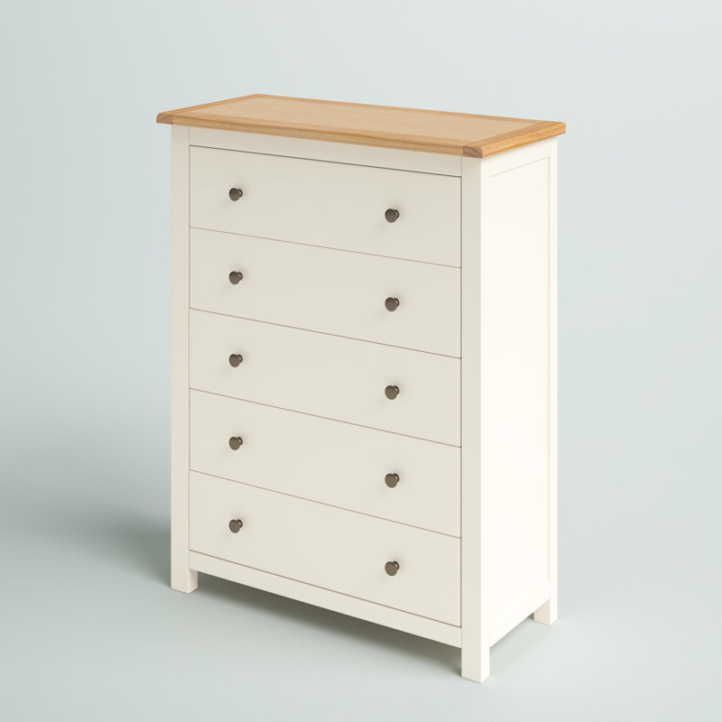Hendrix 90cm W 5 - Drawer Chest of Drawers