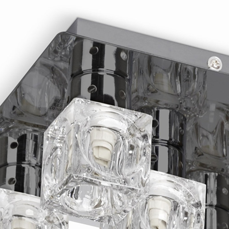 Paschke Glass Flush Mount