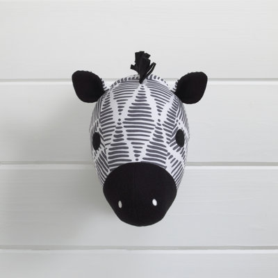 Nojo Liverpool Zebra Head Faux Taxidermy