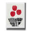 «Bowl of Apples» par Linda Woods, art mural sur toile-24810599