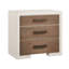 Modern Veil Veil/Mist Two-Tone Soft Close Nightstand-1665749964
