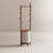 Aaryahi Solid Wood Coat Rack with Fabric Basket - 9 Hooks & Wheels, Freestanding for Entryway/Bedroom-1384859392