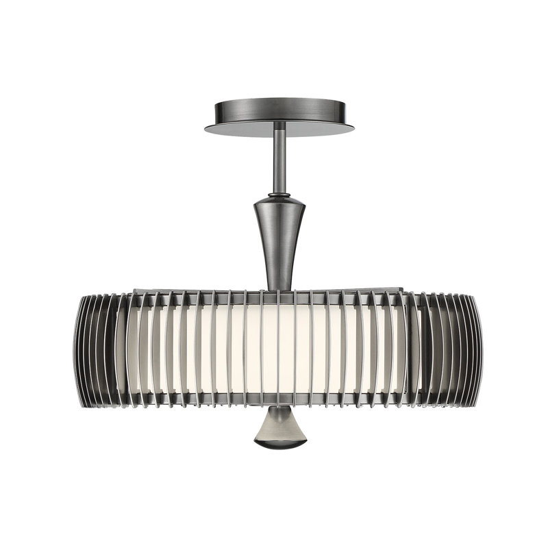 Plafonnier semi-encastré 1 lumière 17,5 po
