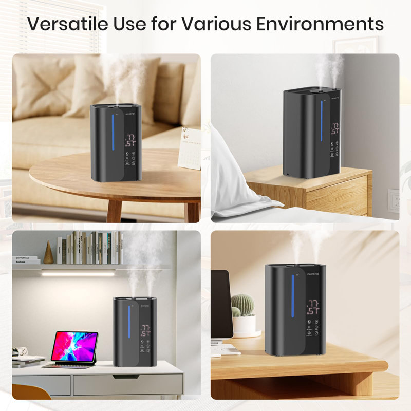 Top Fill 5L Large Room Smart Humidifier, Gray