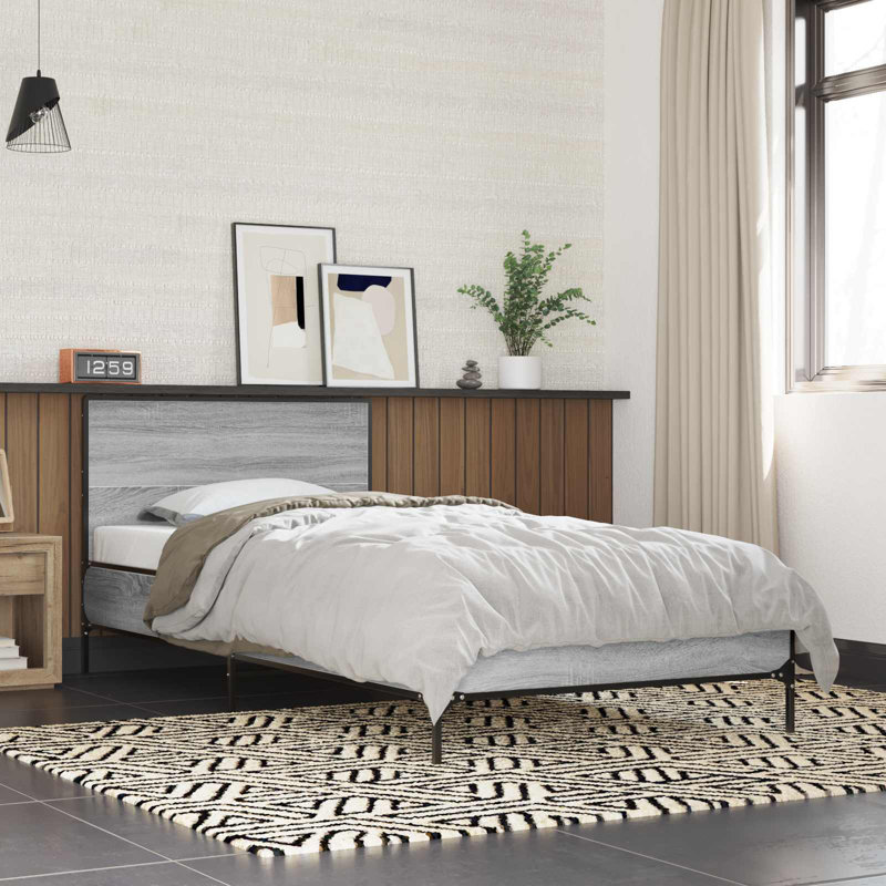 Bed, Grey Sonoma